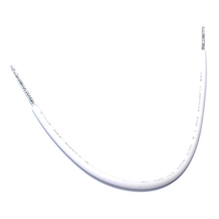 MIDWEST FASTENER #18 x 6" White Switch Wire Lead 1 12PK 77942